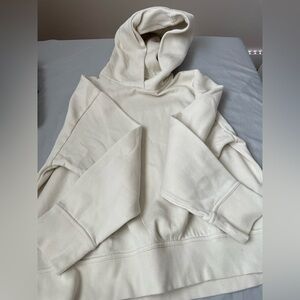 ZARA BEIGE OVERSIZED HOODIE